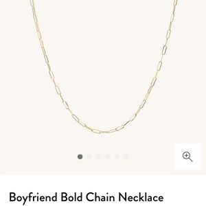 Mejuri Boyfriend Bold chain 14k 18”